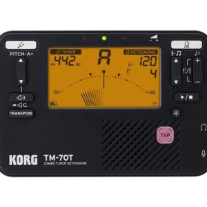 Tuner i Metronom w jednym KORG TM-70T czarny