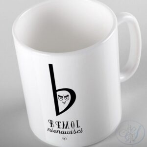 Kubek ceramiczny - bemol nienawiści