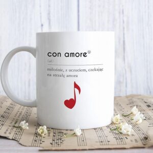Kubek ceramiczny - con amore