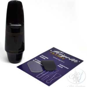 Naklejki na ustnik firmy Rigotti czarne 0.80 mm, duże 5szt.